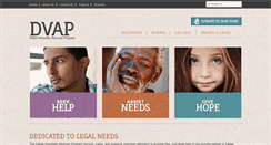 Desktop Screenshot of dallasvolunteerattorneyprogram.org
