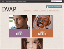Tablet Screenshot of dallasvolunteerattorneyprogram.org